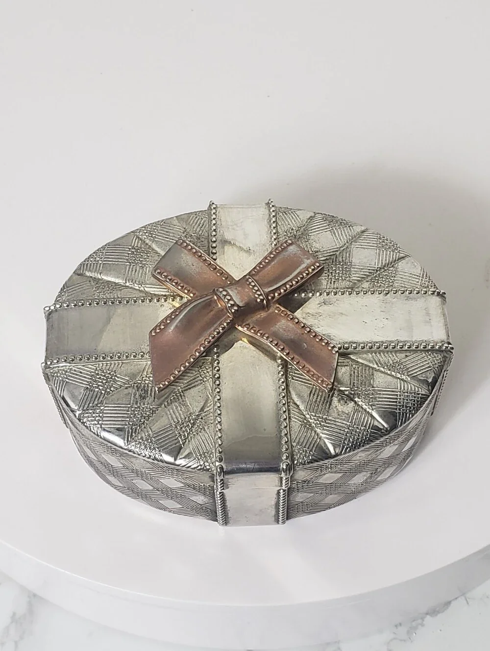 GODINGER SILVER ART CO. Silver-Plated Trinket Box